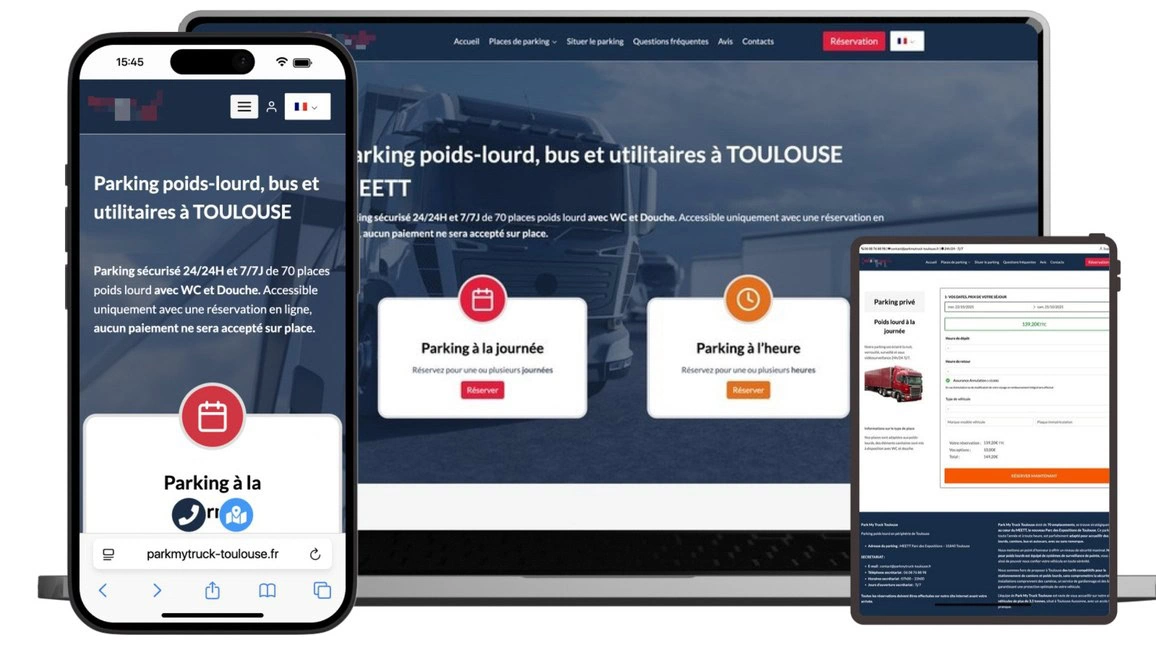 Internetseite LKW